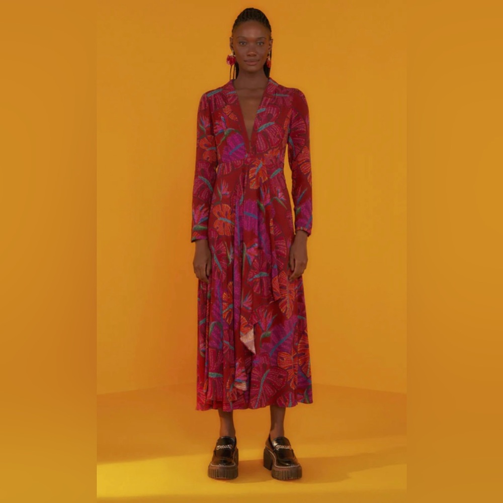 Farm rio size large maxi dress